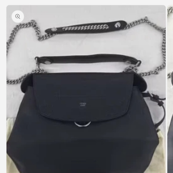 Fendi Black Leather Backpack - Authentic - Picture 8 of 8